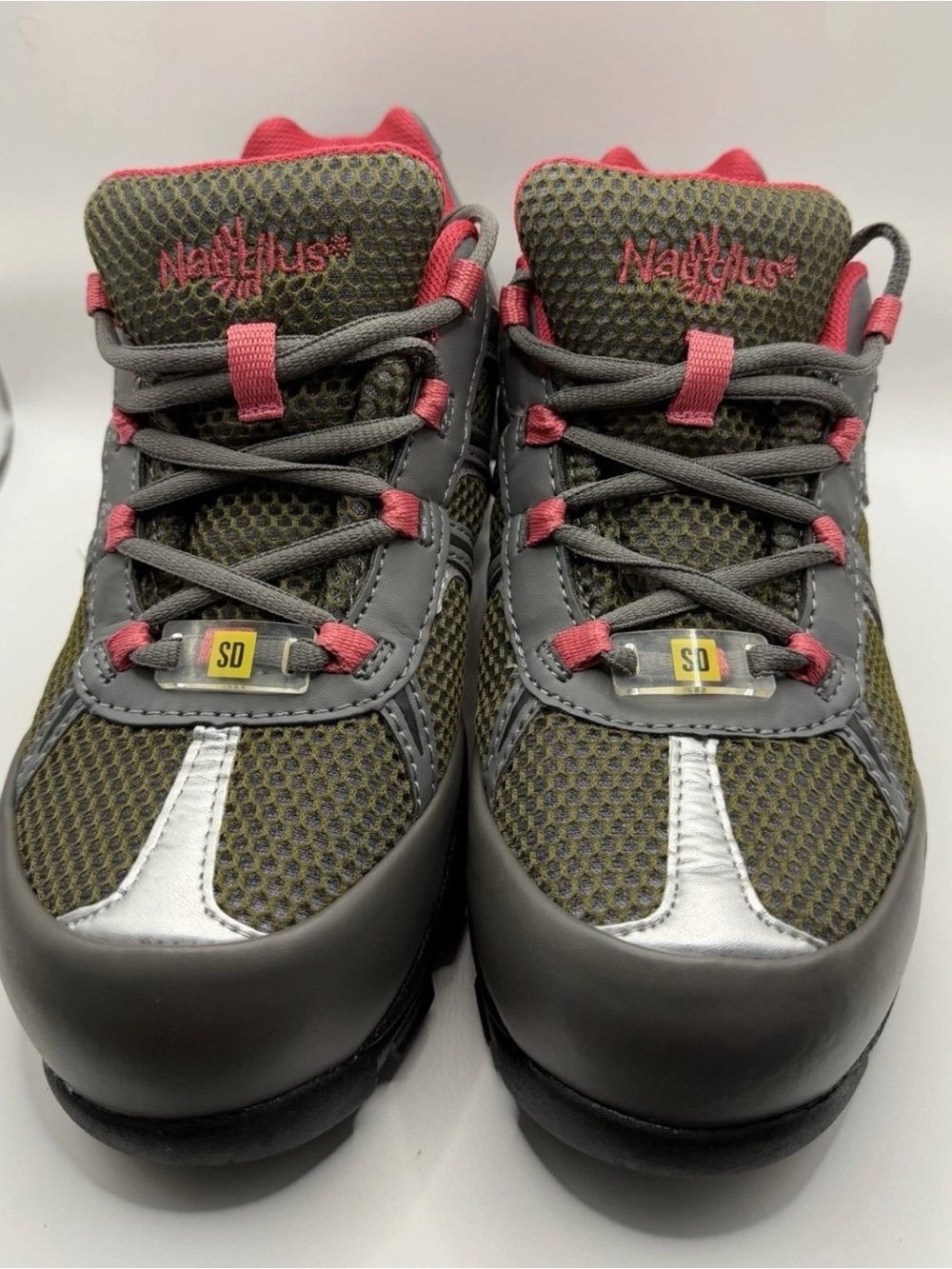 Nautilus Gray and Pink Women’s Safety Toe